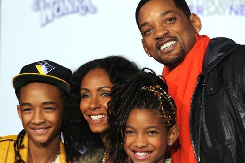 Jadenas Smithas, Jada Pinkett Smith, Willow Smith ir Will'as Smithas