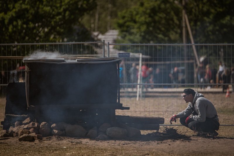 Festivalyje „Bliuzo naktys“ verdama bliuziasriubė / K.Šešelgio nuotr.