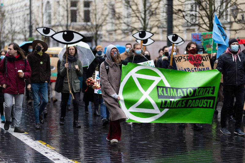 Eisena už klimato teisingumą „COP26 – Mes jus stebime“ / Gretos Skaraitienės nuotr.