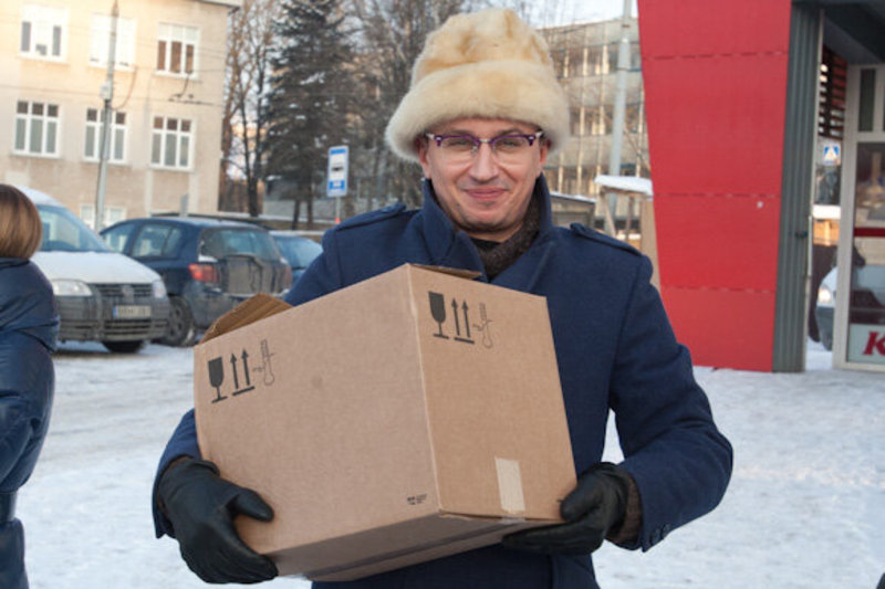 Nakvynės namų gyventojus pamaitinęs Aleksandras Pogrebnojus: „Tegul kiekvienas kasdien padaro ką nors gera“