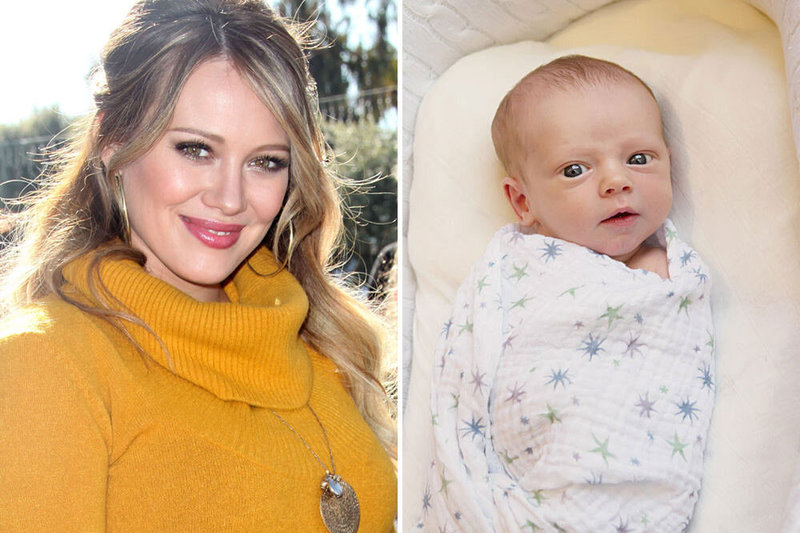 Dainininkė Hilary Duff parodė savo dviejų savaičių sūnelį