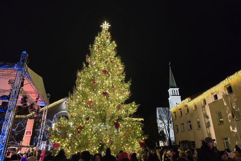 Gargždų Kalėdų eglės įžiebimas