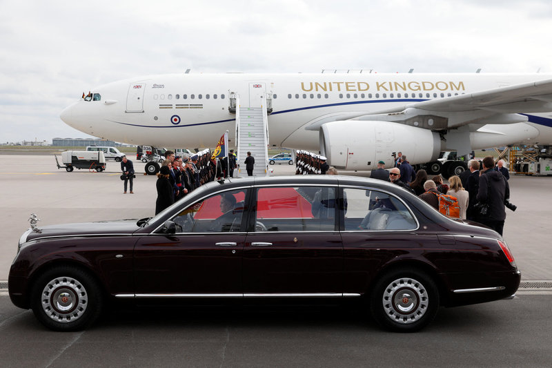 Karalius Charlesas III ir Camilla atvyko į Berlyną 