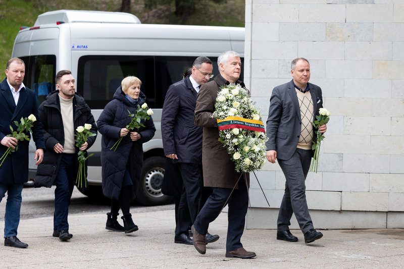 Vilniuje atsisveikinama su Gediminu Kirkilu