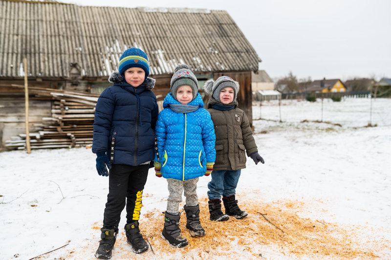 „Gelbėkit vaikus“ istorijos herojės Jurgitos vaikai