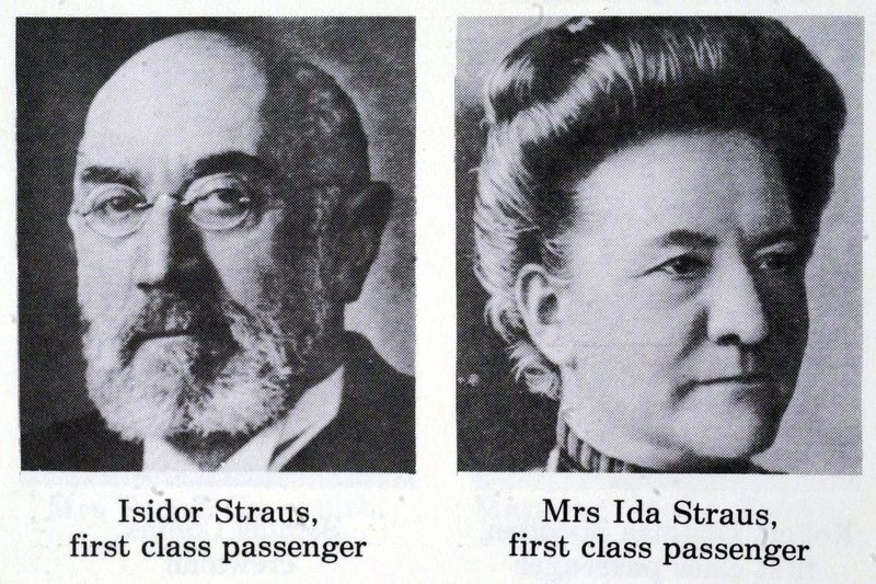 Isidoras Strausas, Ida Straus