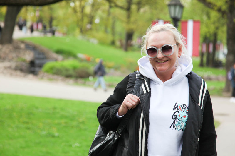 Inga Norkutė prieš gimtadienį išvyko į Rygą