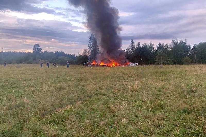 Rusijoje dužo lėktuvas, kuriuo galimai skrido Jevgenijus Prigožinas