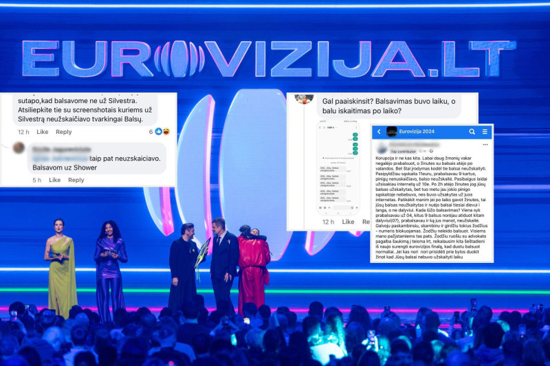 Po lietuviškos „Eurovizijos“ finalo – gerbėjų skundai dėl neįskaičiuotų balsų: pasisakė ir LRT