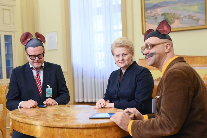 Netikėtas vizitas: Mauzeris ir Sūrskis prezidentūroje aplankė Dalią Grybauskaitę