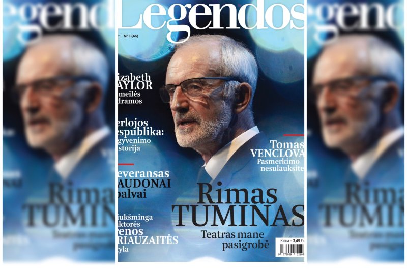 Rimas Tuminas / Žurnalo „Legendos“ viršelis