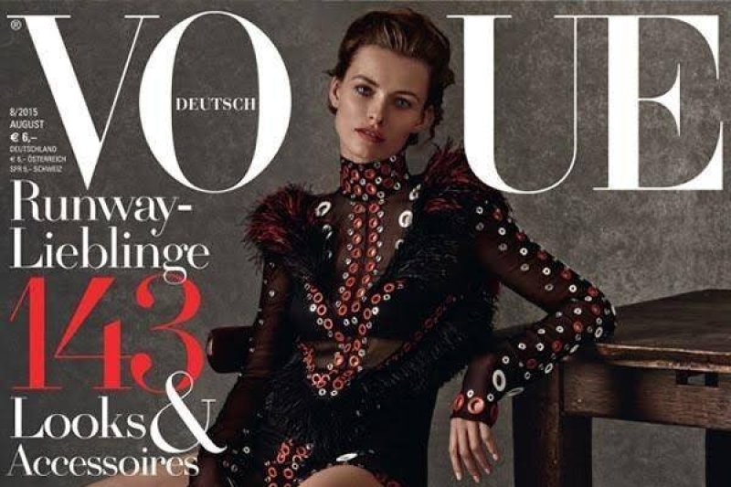 Lietuvė Edita Vilkevičiūtė – ant vokiško „Vogue“ viršelio