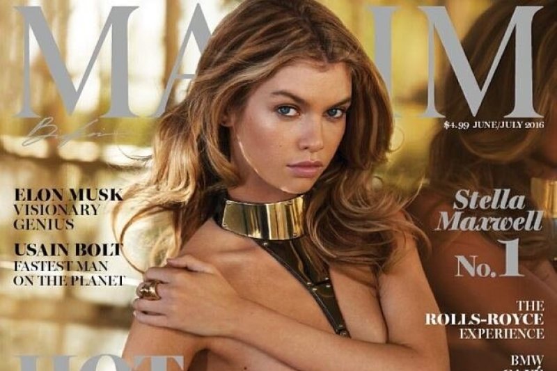 Romaną su Miley Cyrus turėjusi Stella Maxwell išrinkta karščiausia žurnalo „Maxim“ moterimi