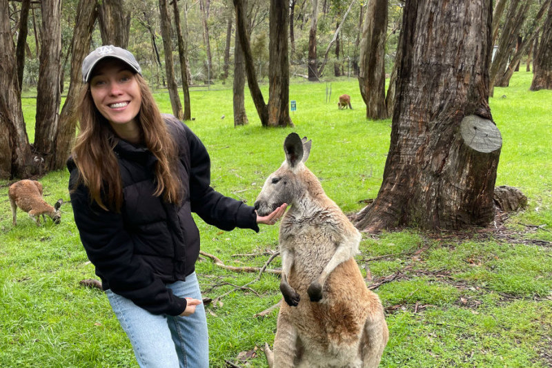 Su sužadėtiniu iš Australijos grįžusi Justė Starinskaitė: „Viskas ten aukštyn kojomis“