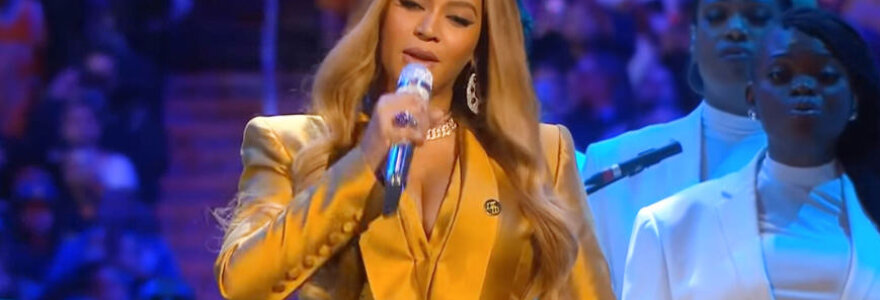 Kadras i&scaron; Beyonce pasirodymo