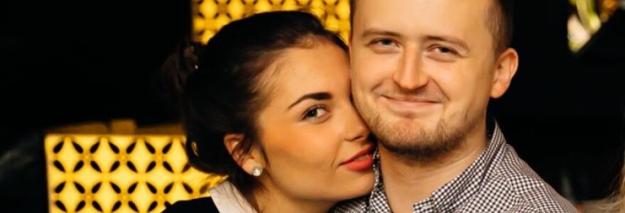 Mantas Katleris ir jo mergina Aistė
