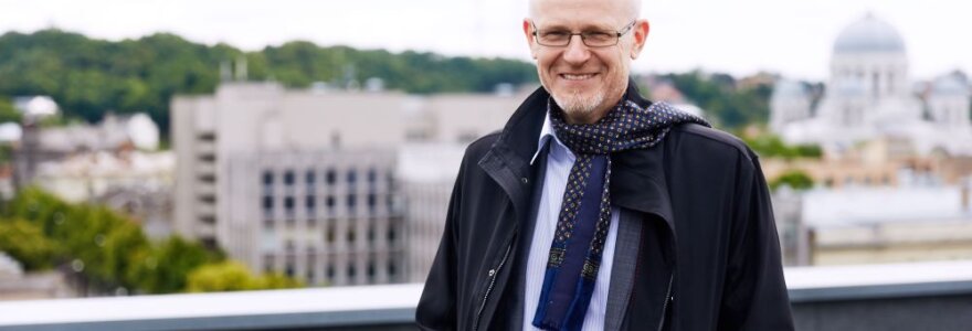 Vytauto Didžiojo universiteto Socialinių mokslų fakulteto dekanas prof. Jonas Ru&scaron;kus /Nuotr. Lukas Motiejūnas