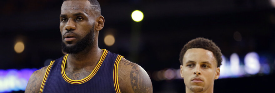 LeBronas Jamesas ir Stephenas Curry