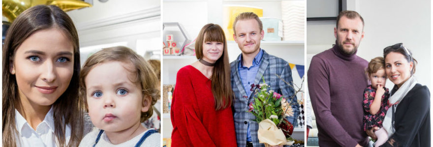 Patricija Gadžijeva, Šarūnas ir Laura Mazalai, Julija Žižė su vyru Laurynu