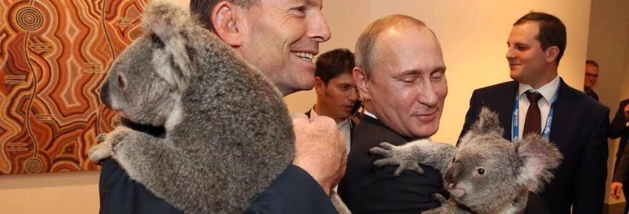 Vladimiras Putinas laiko koalą