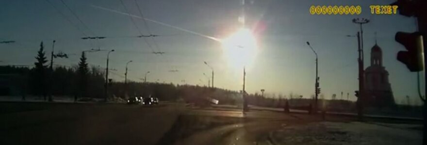 Vasario 15 dieną Čeliabinske nukrito meteoritas