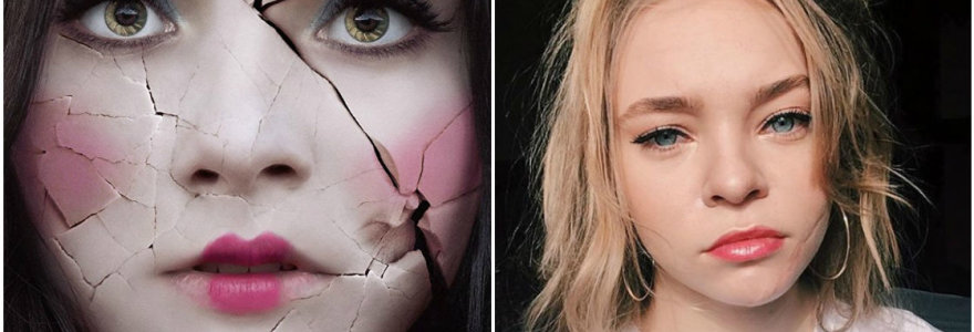 Taylor Hickson filmuodamasi siaubo filme „Ghostland“ susižalojo veidą