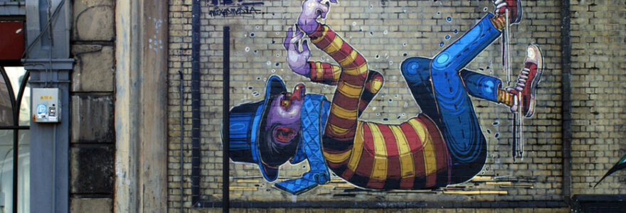  &bdquo;Vilnius Street Art&ldquo; dalyvausiančio Aryz darbai