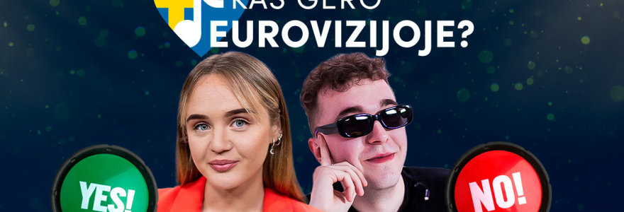 Beatričė Staniūnaitė ir Justas Pečeliūnas: Kas gero Eurovizijoje? laidoje