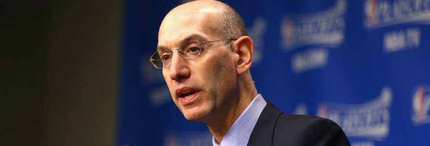 NBA komisaras Adamas Silveris