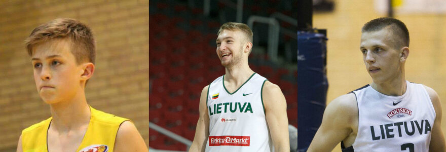 Augustas Marčiulionis, Domantas Sabonis ir Aidas Einikis