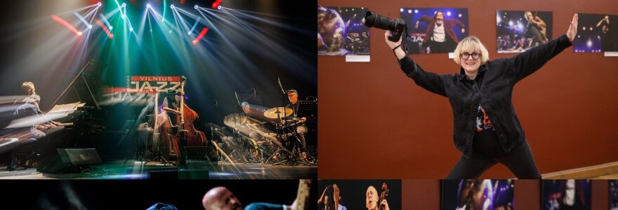 Fotomenininkės Gretos Skaraitienės parodos &bdquo;Vilniaus Jazz'o portretai&ldquo; atidarymas tarptautiniame džiazo festivalyje &bdquo;Vilnius Jazz&ldquo;