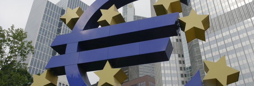 Euro ženklas Frankfurte prie Maino
