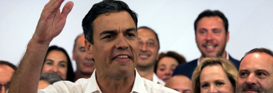 Ispanijos socialistų lyderis Pedro Sanchezas