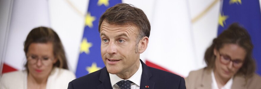 Emmanuelis Macronas / Mohammed Badra / AP