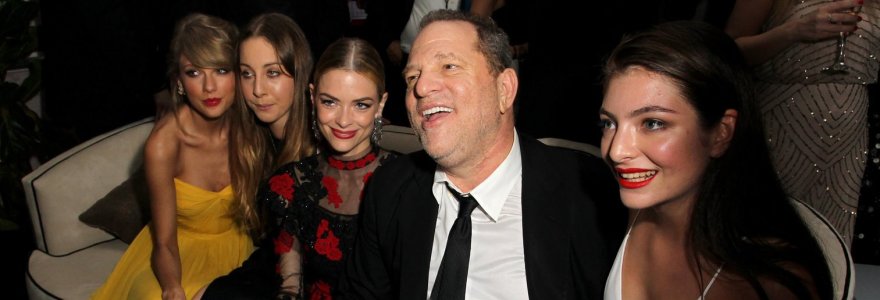 Prodiuseris Harvey Weinsteinas su Taylor Swift, Este Haim, Jaime King ir Lorde