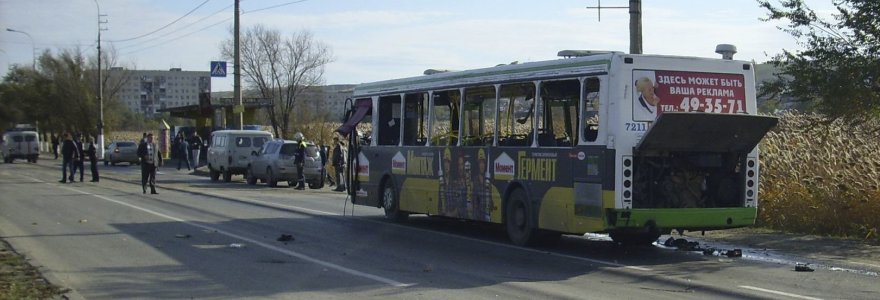 Susprogdinas autobusas Volograde