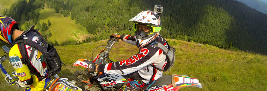 Lietuvių kelionė &bdquo;Red Bull Romaniacs&ldquo; trasomis Karpatuose