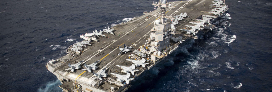 Lėktuvne&scaron;is &bdquo;USS Gerald R. Ford&ldquo; / Mc2 Tajh Payne/U.S Navy / ZUMAPRESS.com