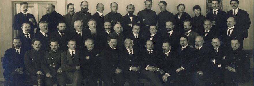 Auk&scaron;tųjų kursų dėstytojai 1921 m.