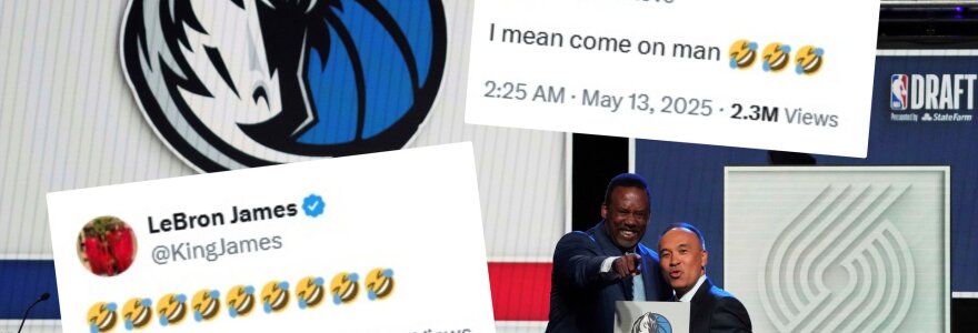 Reakcijos į &bdquo;Mavericks&ldquo; triumfą NBA naujokų biržos loterijoje