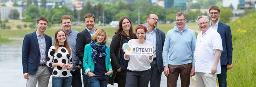 Diskusijų festivalio &bdquo;Būtent&ldquo; komanda