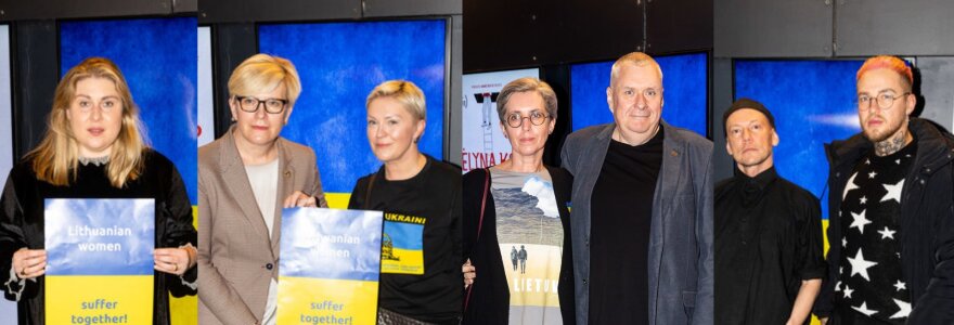 Dovilė Filmanavičiūtė, Ingrida &Scaron;imonytė, Agnė Grigaliūnienė, Haroldas Mackevičius su žmona, Gytis Ivanauskas, Naglis Bierancas