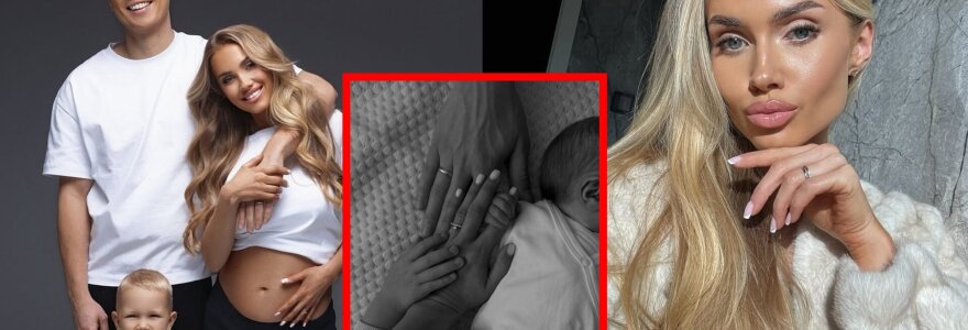 Angelė Petručionytė su vyru Mariumi ir sūnumi