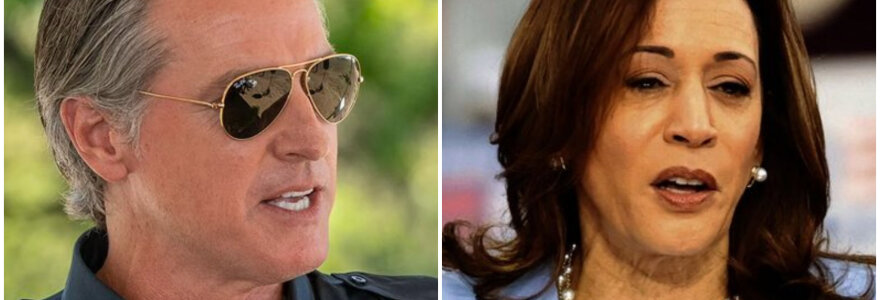 Gavinas Newsomas ir Kamala Harris