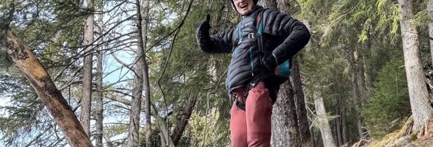 „BASE jumper‘io“ Martyno Šniokos šuoliai