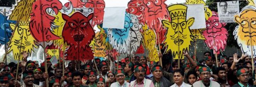 Banglade&scaron;o gyventojai džiaugiasi