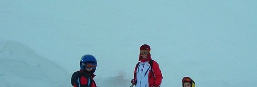 Slidinėjimas Zillertalyje, ant Hintertuxer Gletscher  ledyno