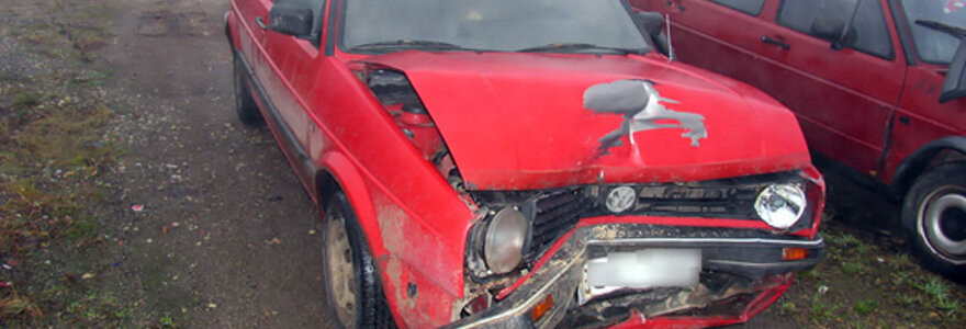 Automobilis po avarijos