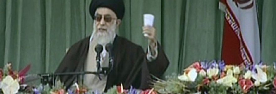 Irano vyriausiasis dvasinis vadovas ajatola Ali Khamenei