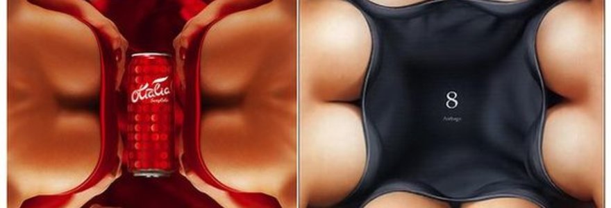 „SexyCola“ ir „Mercedes Benz S-Class : 8 Airbags“ reklaminiai plakatai